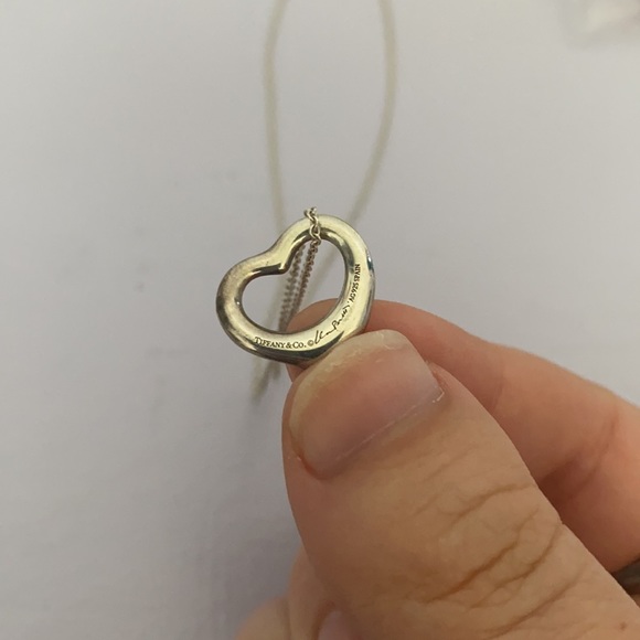 Tiffany open heart pendant - Picture 4 of 5